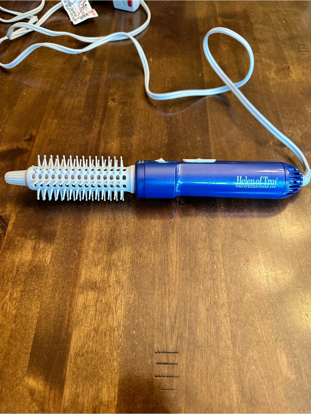 Helen of Troy Hot Air Curling Iron Styling Brush Ball Tip Bristles 6074N WORKS